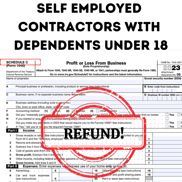 Self-employed parents with kids! Get up to $32,220 back from the IRS with the Self-Employed Tax Credit before